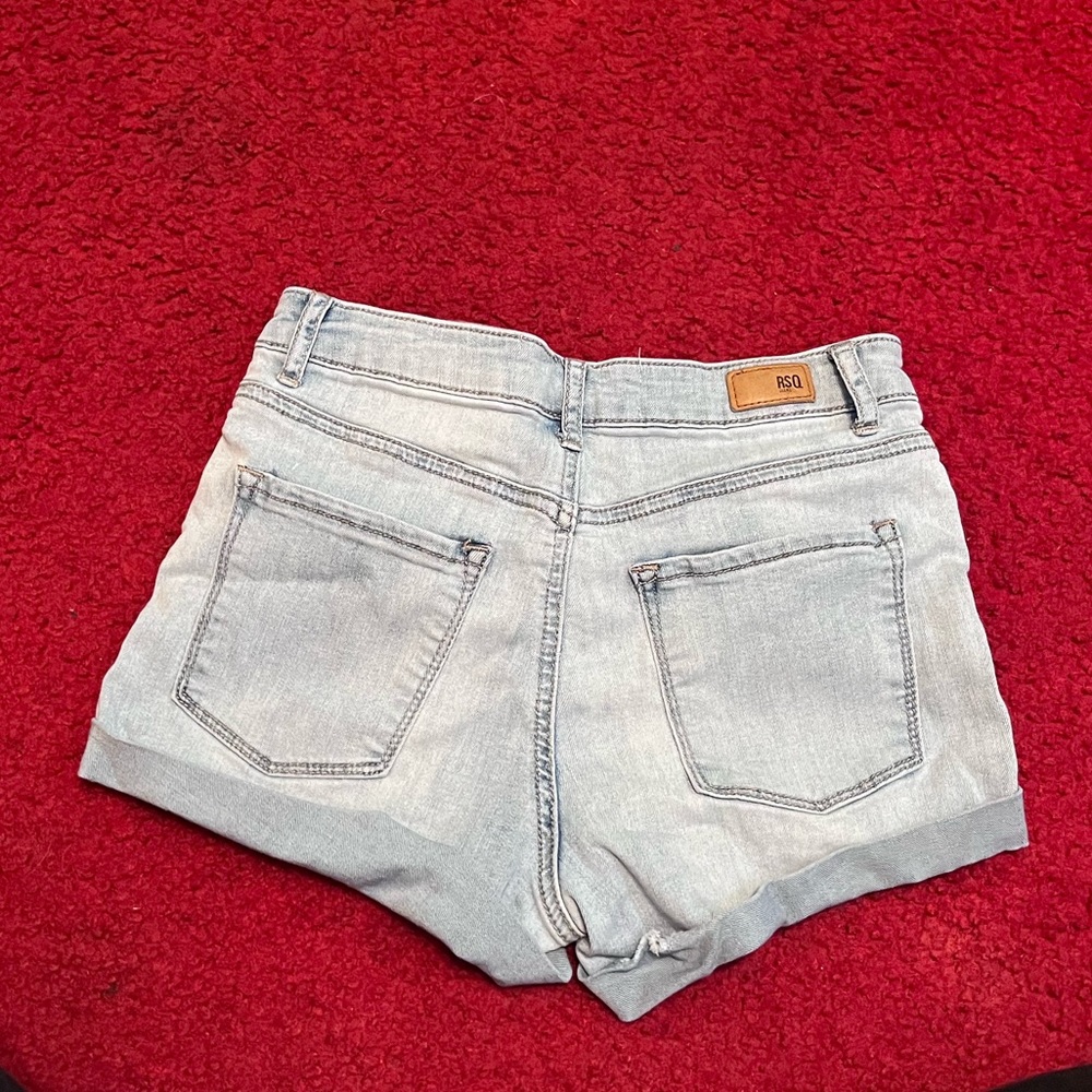 Light wash Jean Short